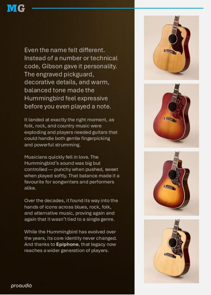 Gibson and The Hummingbird