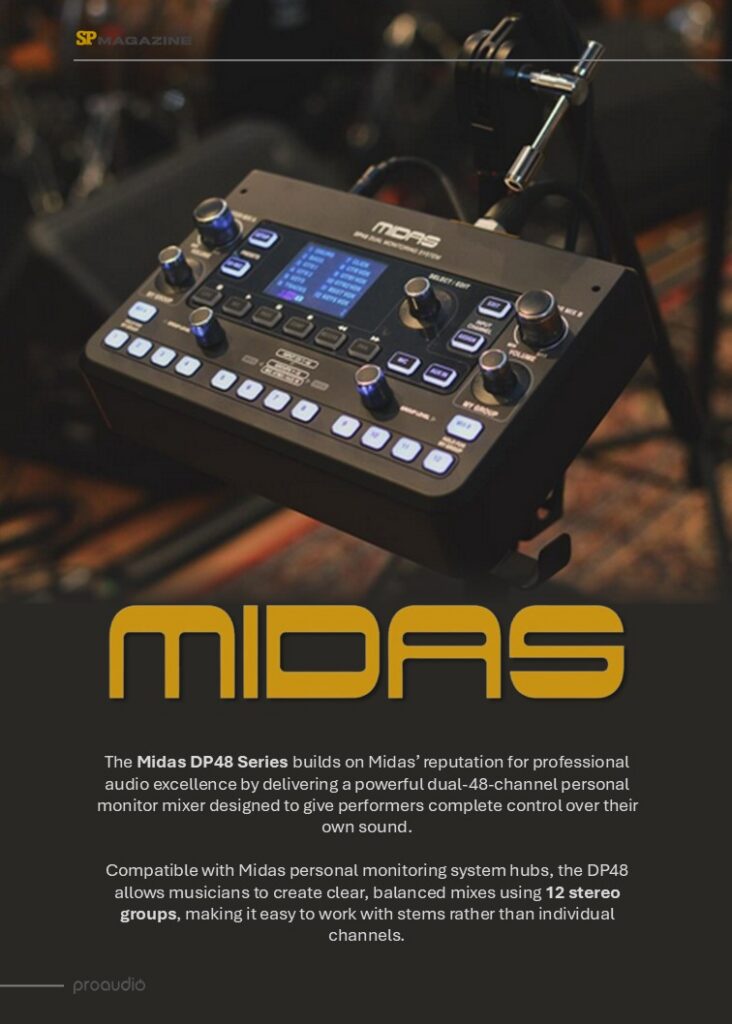 Midas DP48 personal monitor mixer