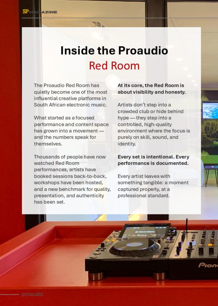 A Look Inside the Proaudio Red Room