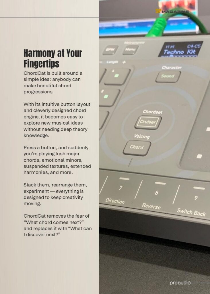 AlphaTheta CHORDCAT 8-Track Groovebox