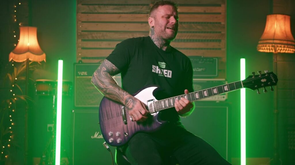 Epiphone SG Modern Figured Purple Burst