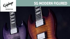 Epiphone SG Modern Figured Purple Burst