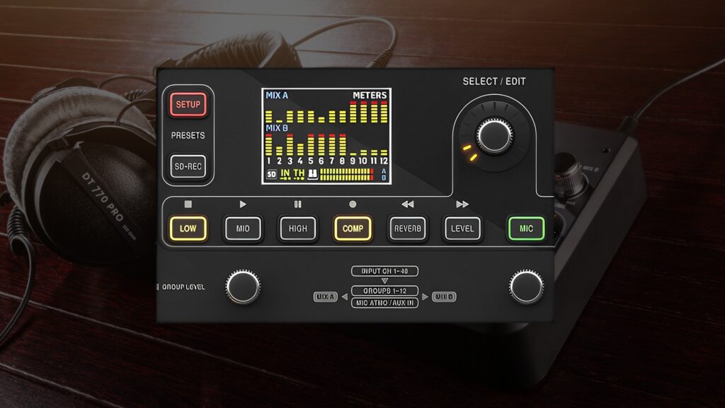 Midas DP48 personal monitor mixer