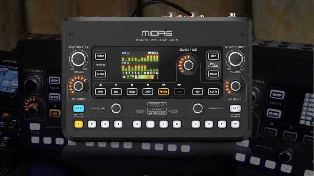 Midas DP48 personal monitor mixer
