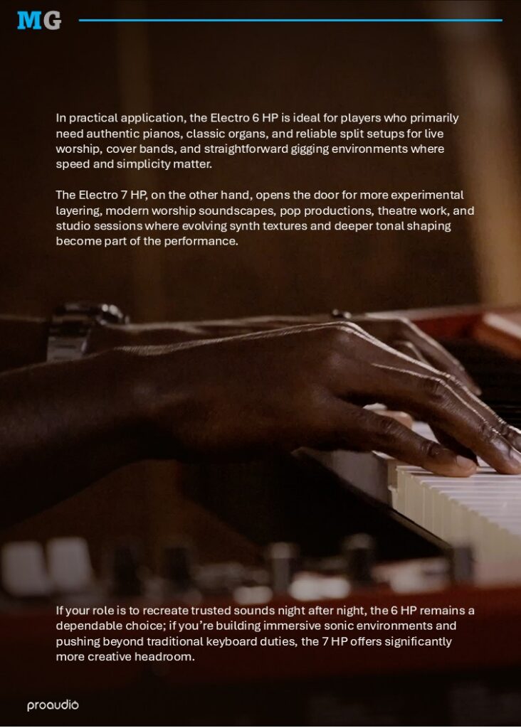 Nord Electro 6 HP vs Nord Electro 7 HP