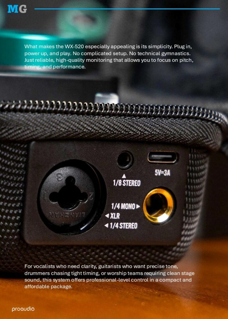 Swiff Audio WX-520 Wireless In-Ear Monitor System