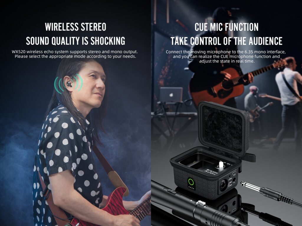 Swiff Audio WX-520 Wireless In-Ear Monitor System