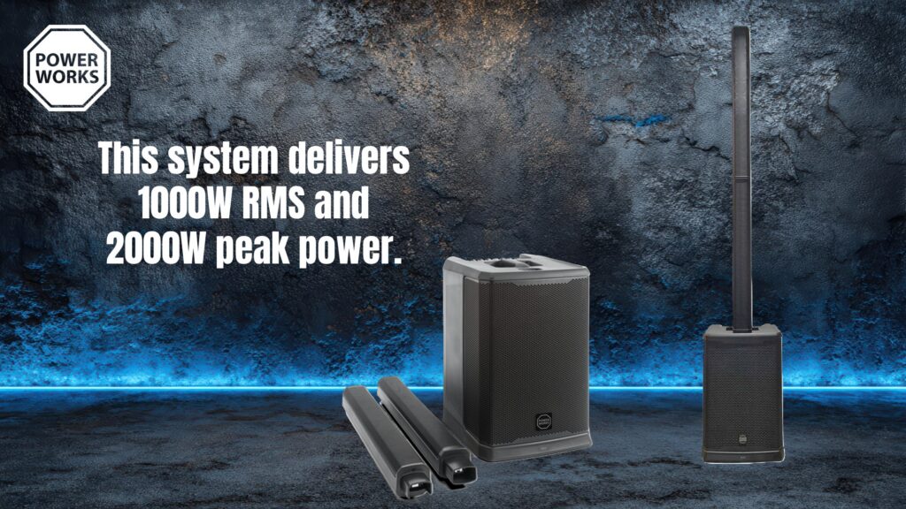 PowerWorks MERCURY-12A PRO 12” Column Speaker System