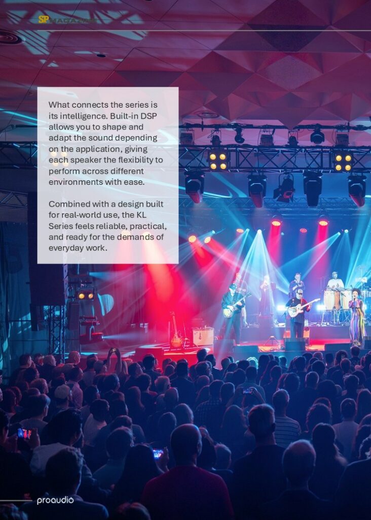 Proaudio Sound Press Magazine April 2026 dB Technologies KL Series