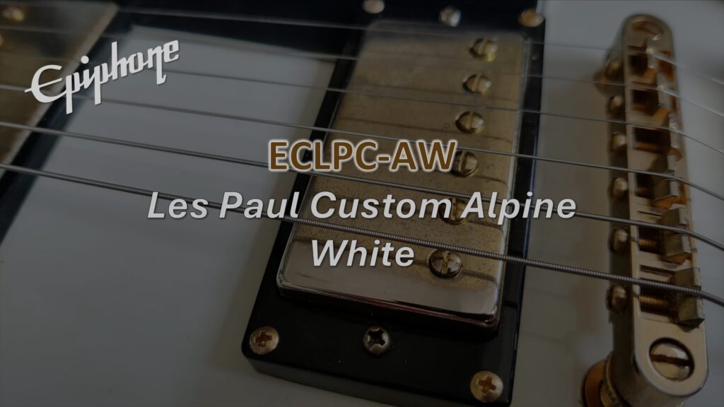 Epiphone Les Paul Custom Alpine White