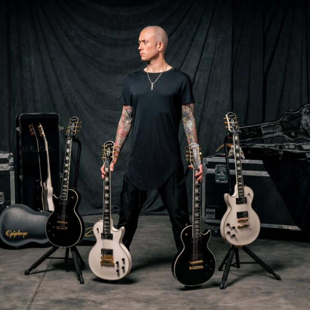 Matt Heafy and Epiphone