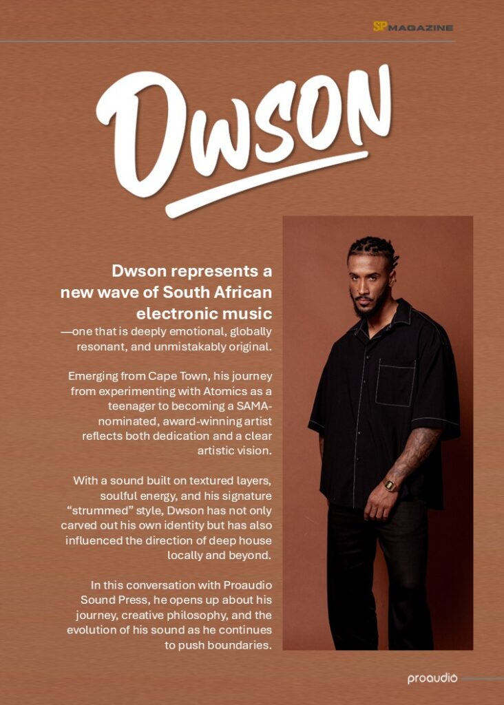 Proaudio Sound Press Magazine May 2026 Dwson Interview 2026
