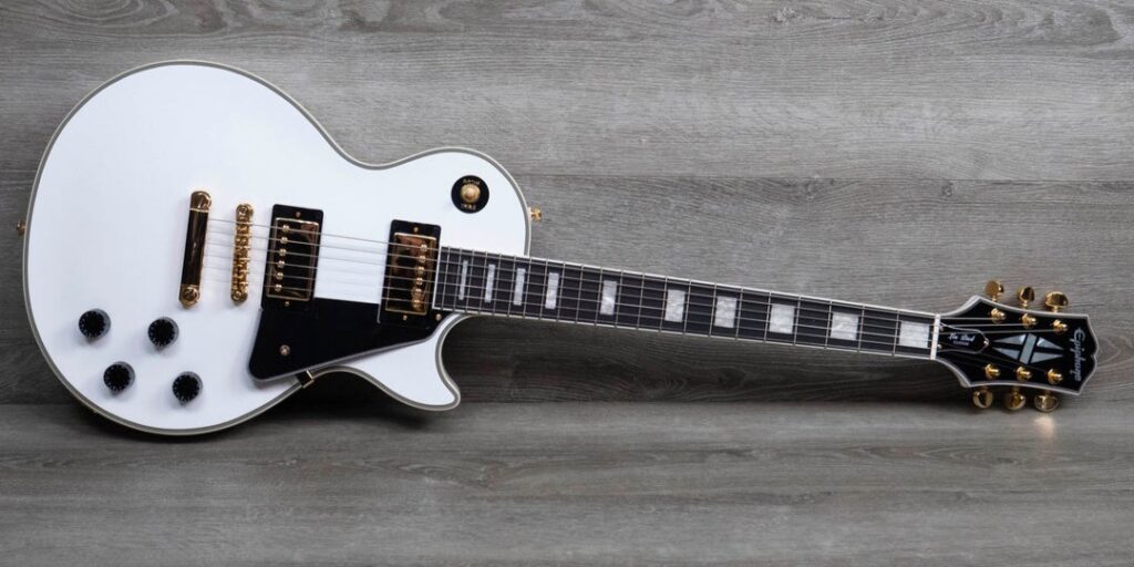 Epiphone Les Paul Custom Alpine White