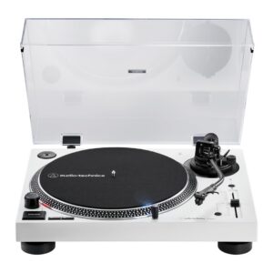 Audio-Technica AT-LP120XBTUSBWH Direct-Drive Turntable With USB & Bluetooth - Top Front
