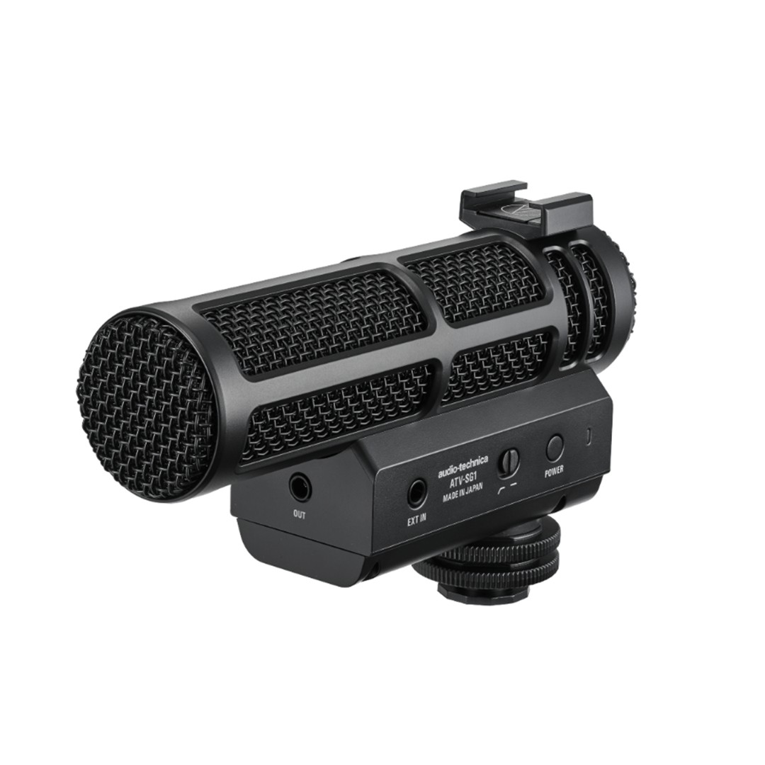 Audio-Technica ATV-SG1 On-Camera Shotgun Microphone - Front Right