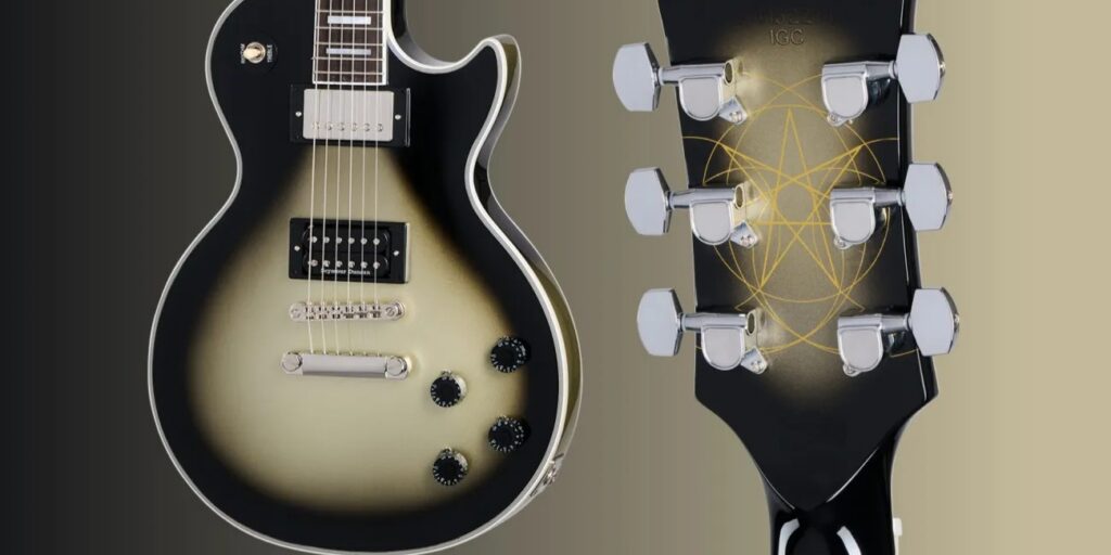 Epiphone Adam Jones 1979 Les Paul Custom Antique Silverburst