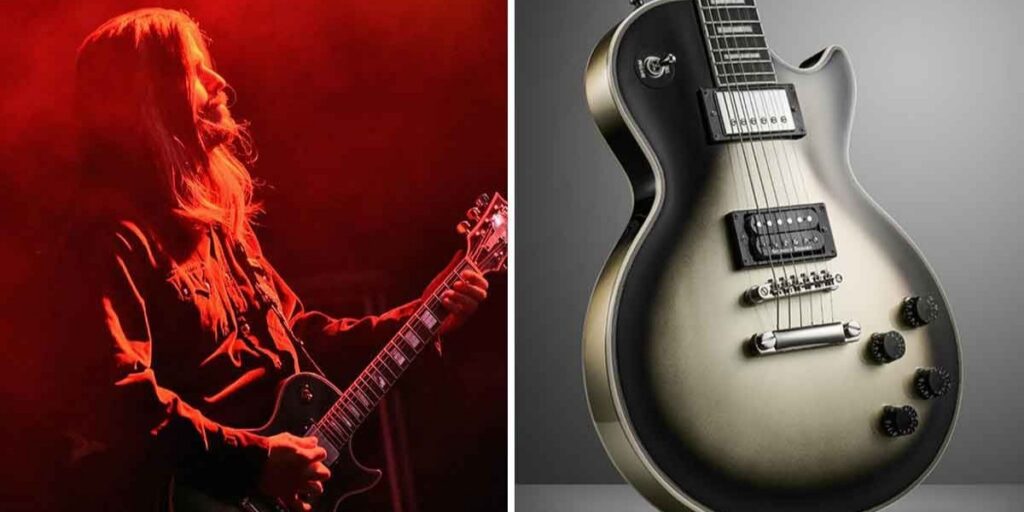 Epiphone Adam Jones 1979 Les Paul Custom Antique Silverburst