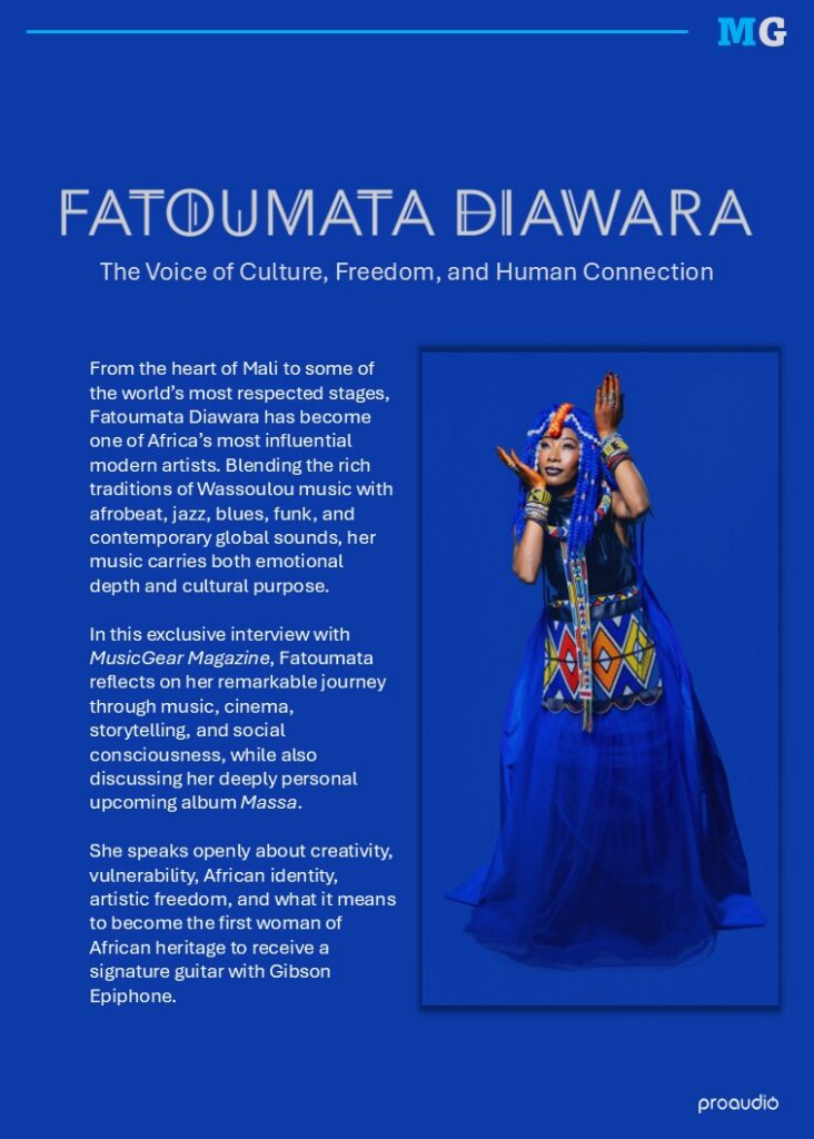 Proaudio MusicGear Magazine June 2026 Fatoumata Diawara - Gibson and Epiphone