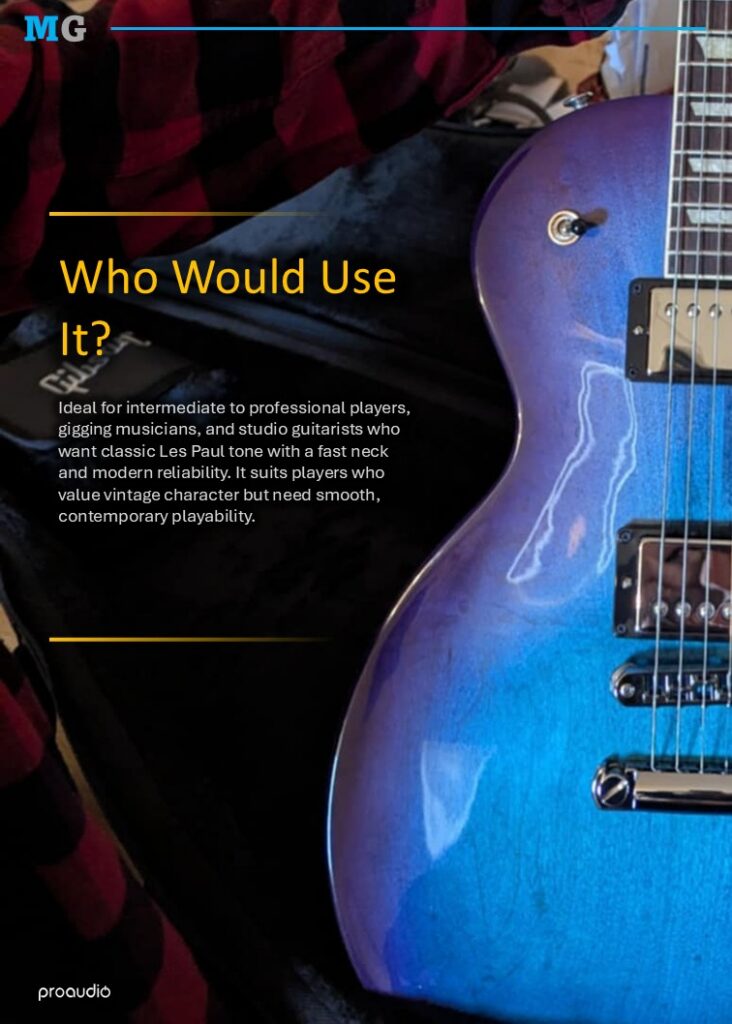 Proaudio MusicGear Magazine June 2026 Gibson Les Paul Studio Blueberry Burst