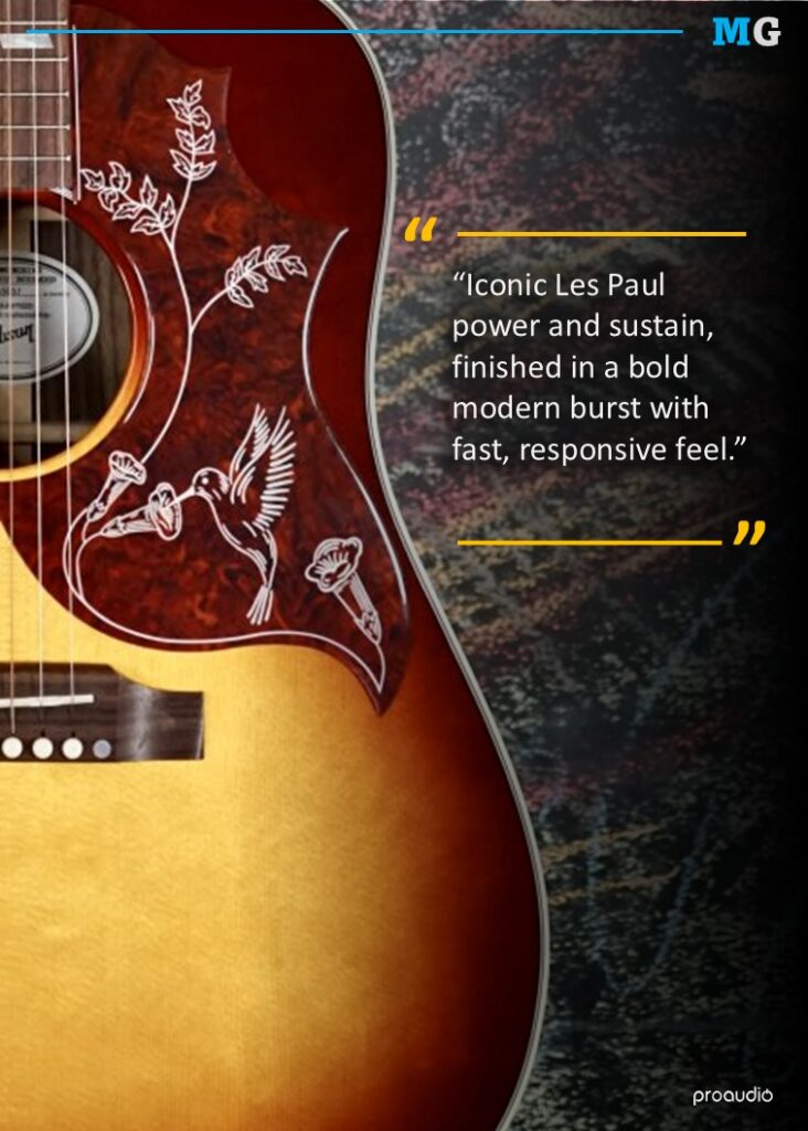 Proaudio MusicGear Magazine June 2026 Hummingbird Studio Rosewood Burst Gibson