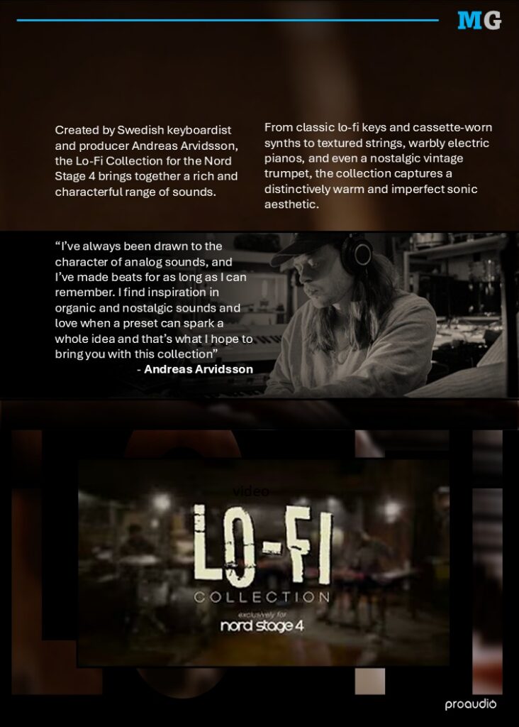 Proaudio MusicGear Magazine May 2026 Lo-Fi Collection Nord
