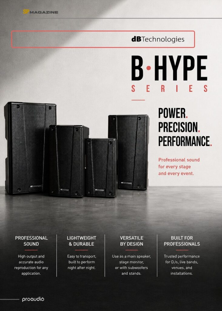 Proaudio Sound Press Magazine June 2026 dB Technologies B-hype Series
