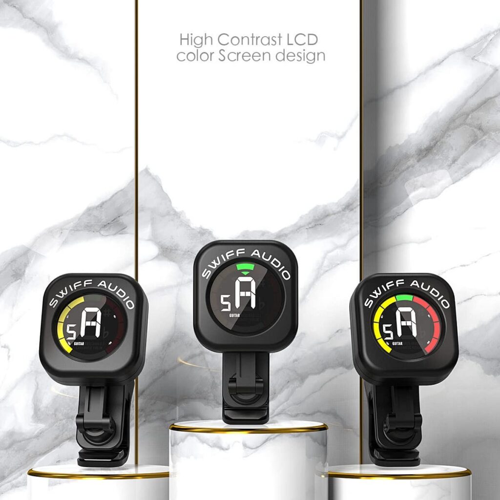 SWIFF Audio A12-CS Mini Clip-On Tuner