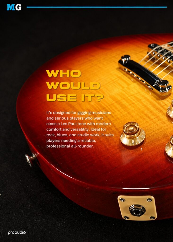 Proaudio MusicGear Magazine July 2026 Gibson Les Paul Studio Session Bourbon Burst