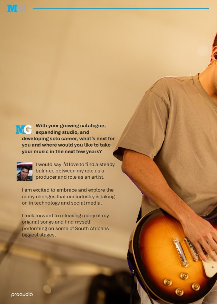 Proaudio MusicGear Magazine July 2026 Ollyvans Interview