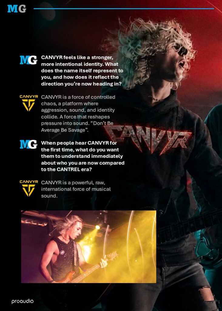 Proaudio MusicGear Magazine June 2026 CANVYR