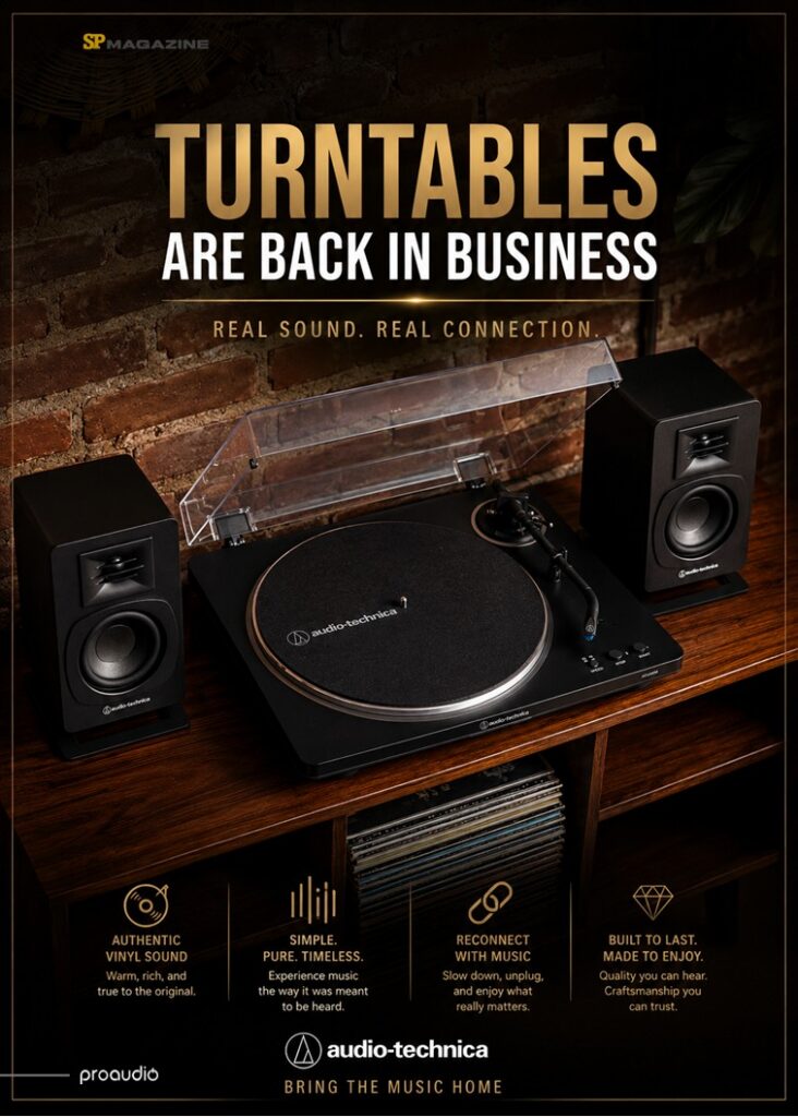 Proaudio Sound Press Magazine July 2026 Audio-Technica Turntables