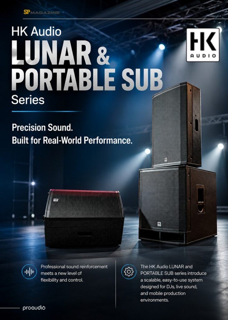 Proaudio Sound Press Magazine July 2026 HK Audio LUNAR & PORTABLE SUB Series