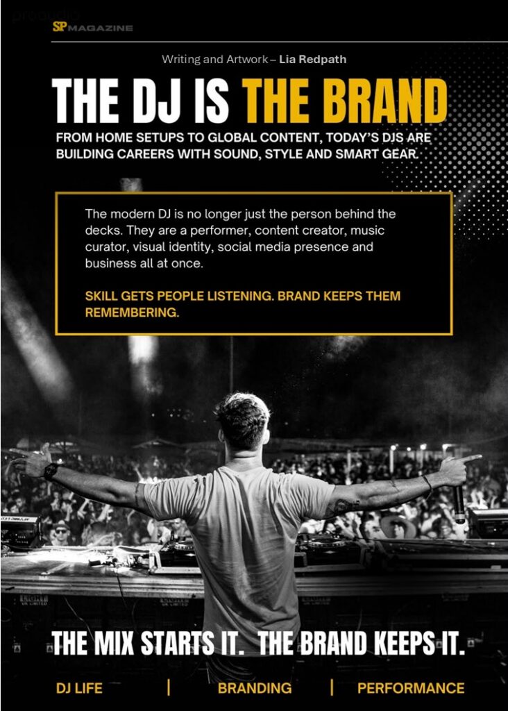 Proaudio Sound Press Magazine July 2026 THE DJ IS THE BRAND