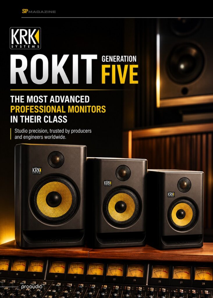 Proaudio Sound Press Magazine July 2026 The KRK Rokit Generation Five