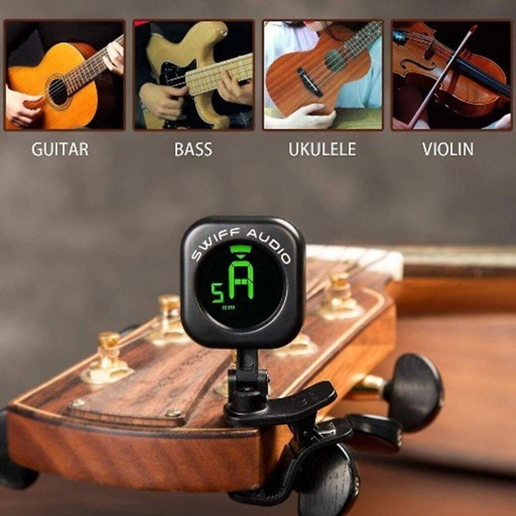 SWIFF Audio A12-CS Mini Clip-On Tuner
