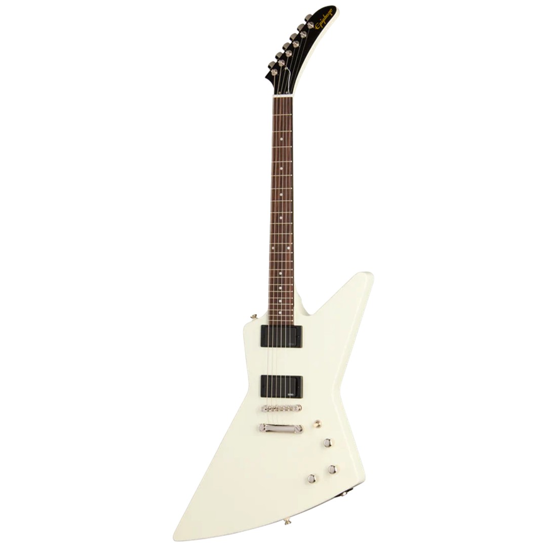 Epiphone EIEX8-CW Explorer 80s EMG Classic White - Front