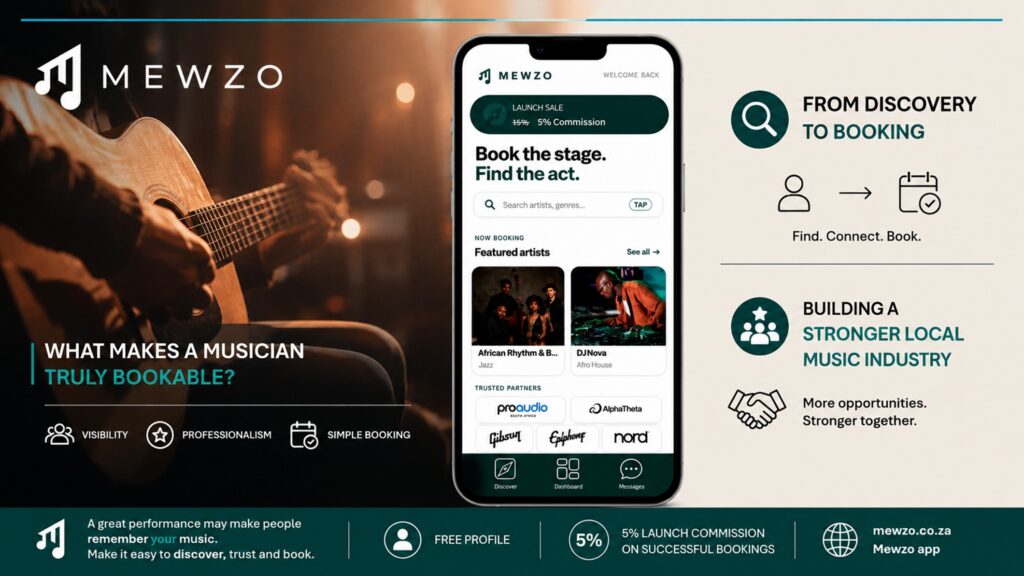 Mewzo music booking platform