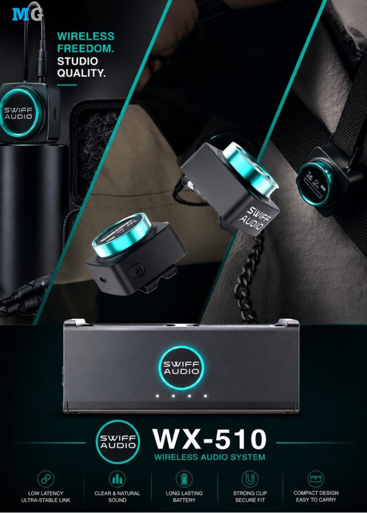 Proaudio MusicGear Magazine August 2026 SWIFF Audio WX-510 Wireless Audio System