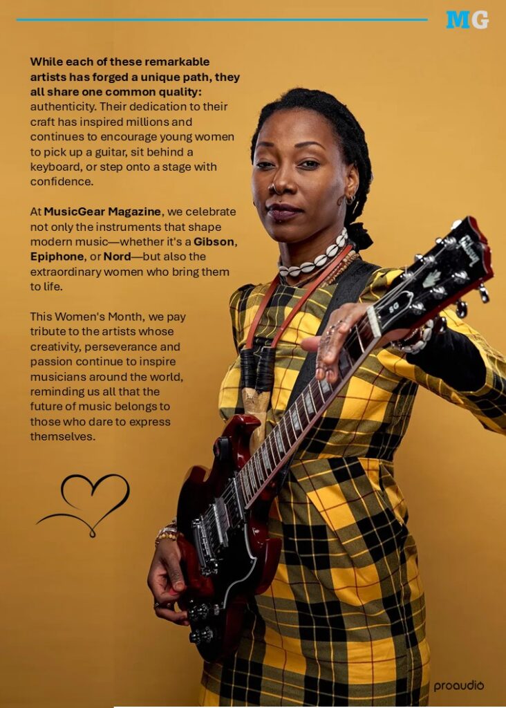 Proaudio MusicGear Magazine August 2026 Women Who Shape Music