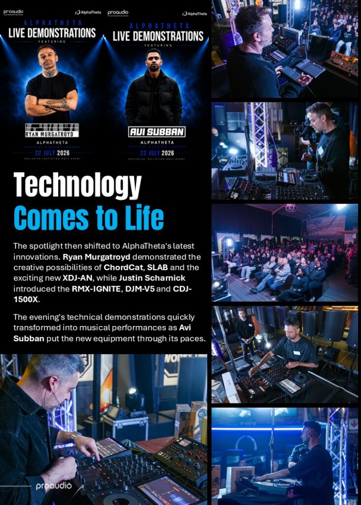Proaudio Sound Press Magazine August 2026 AlphaTheta Launch Experience