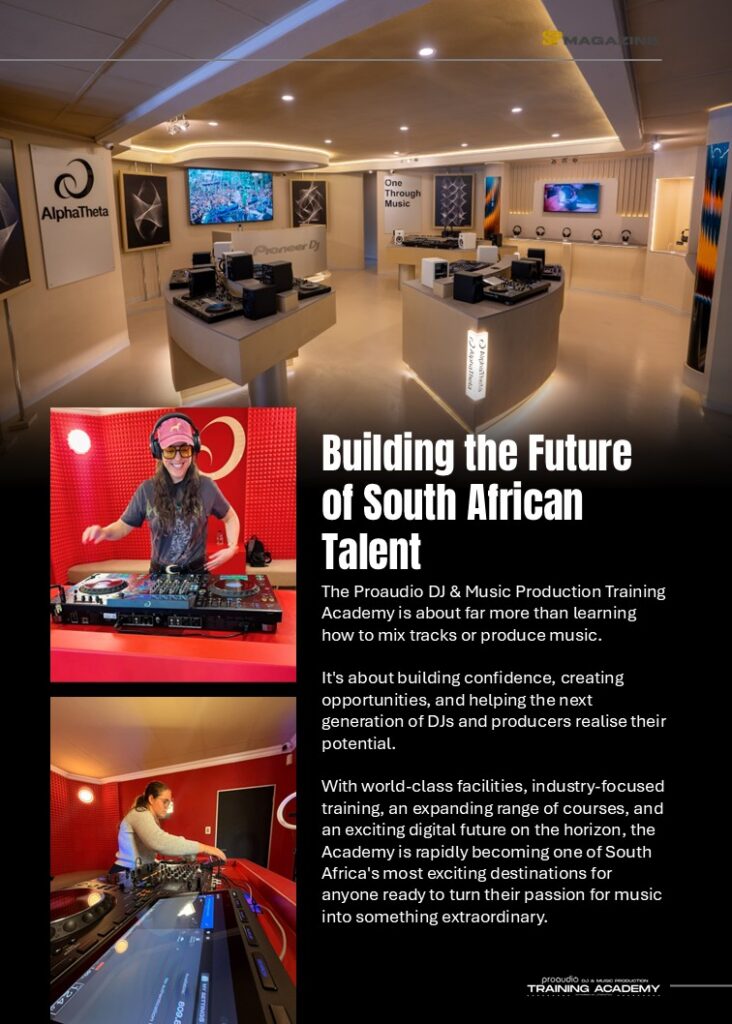 Proaudio Sound Press Magazine August 2026 Proaudio DJ & Music Production Training Academy 2026