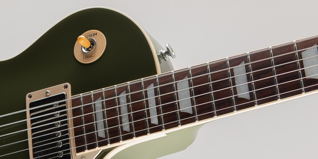 Gibson Les Paul Standard 50s Plain Top in Olive Drab