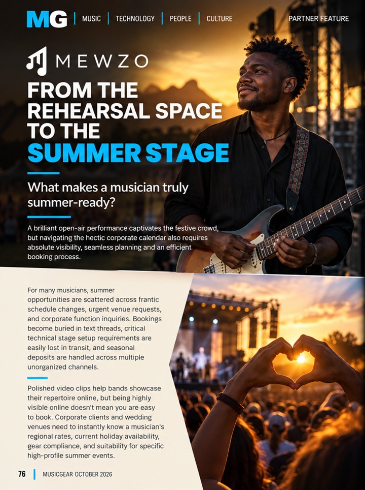 Proaudio MusicGear October 2026 Mewzo Bookings 2026