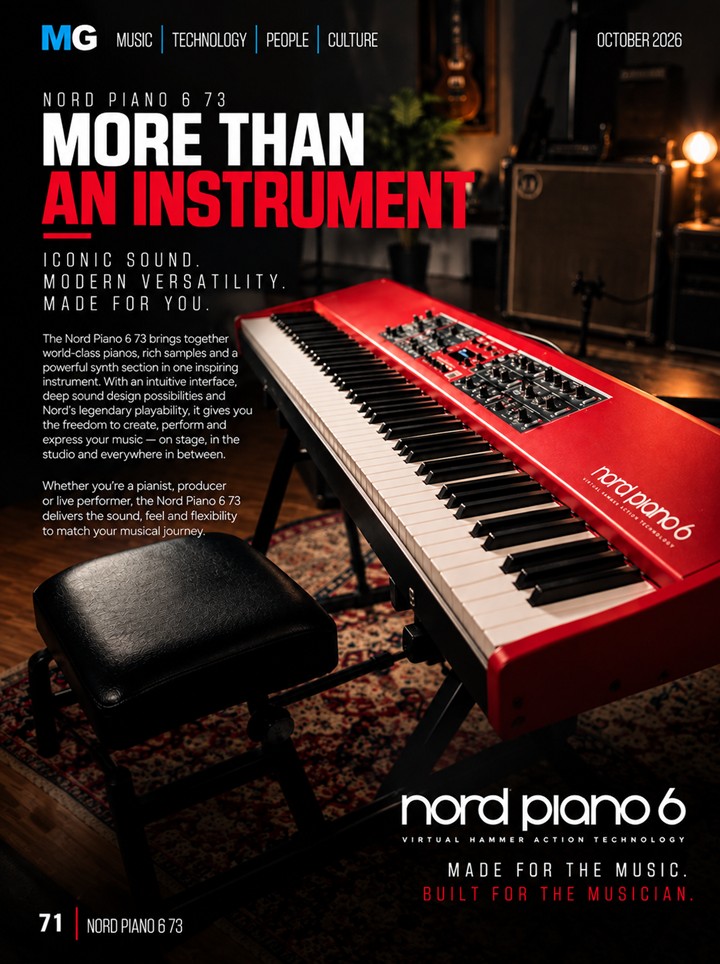 Proaudio MusicGear October 2026 Nord Piano 6 73