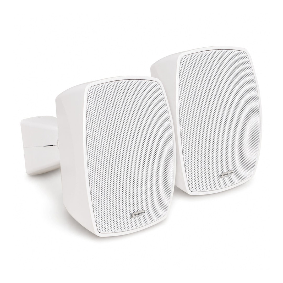 Sound Town VELA-3W 3 IP55 White Surface-Mount Speakers - Front Left