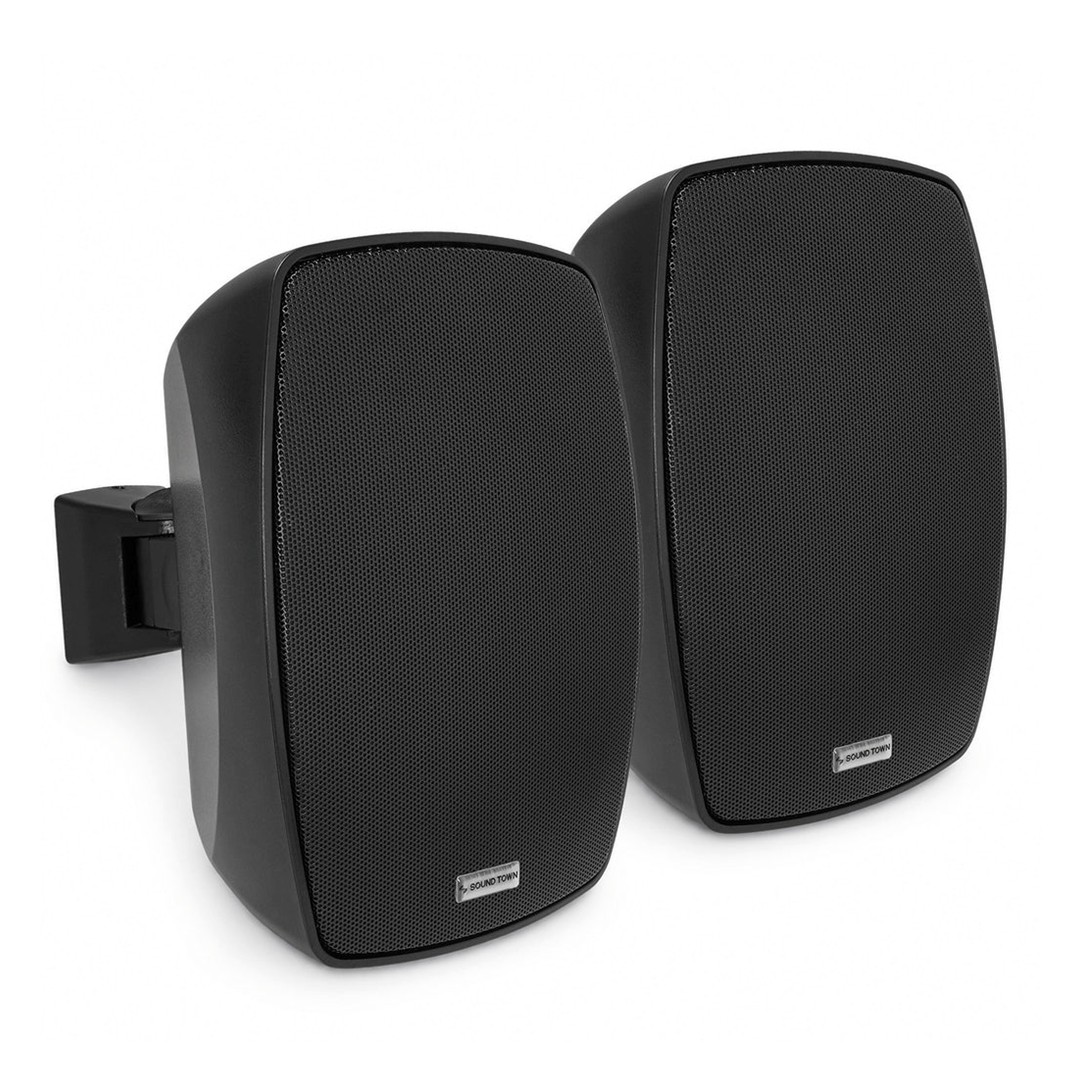 Sound Town VELA-5B-PAIR 5.25 IP55 Black Surface-Mount Speakers - Front Left